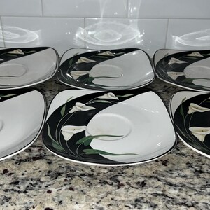 Sango Quadrille Black Lilies - Etsy