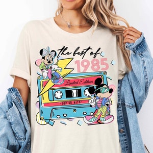Vintage 1985 Mickey und Freunde Shirt, Disney 40 Geburtstag Shirt, Disneyland 40 Jahre Altes Shirt, Disney Retro T-Shirts, Disney Klassiker