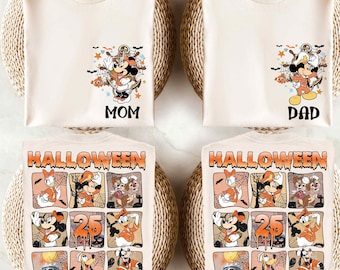 Personalisierte Halloween High On The Seas Cruise Shirt, Disney Halloween Familienreise Shirt, Mickey und Co Halloween Shirt, Halloween Cruise Tee