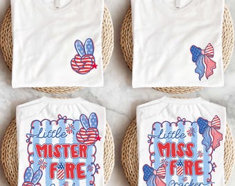 Mrs Mr Firecracker Shirt, 4. Juli Kleinkind Shirt, 4th of Coquette Shirt, Firecracker Paar Shirt, Amerikaner Geburtstag Kinder Shirt
