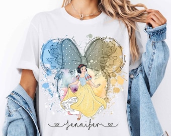 Disney Schneewittchen kundenspezifisches Shirt, Disney Prinzessinnen Shirt, Disney Mädchen Trip Shirt, Schneewittchen Shirt, Disney Prinzessinnen T-Shirt, Magic Kingdom T-Shirt