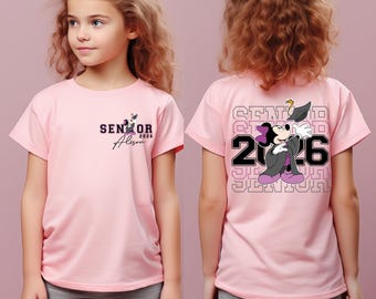 Avgångsskjorta 2026 Mini Mouse, Disney-examen-t-shirt, Mimmi examen 2026-skjorta, Avgångsskjorta, Disney-familjeexamenskjorta,