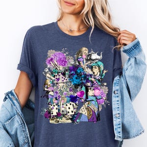 Disney Alice in Wonderland Shirt, Princess Alice Party Shirt, Disney Alice Tee, Alice In Wonderland Characters Shirt, Disneyland Trip Shirt