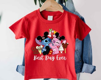 Best Day Ever Stitch Angel Shirt ,Stitch Angel Kids Shirt, Disney Stitch Shirt ,Disneyland Shirts, Magical Kingdom Tees, Disney World Shirts