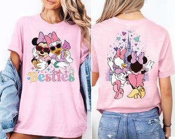Minnie and Daisy Besties Shirt, Disney Best Friends T-Shirt, WDW Girls Trip Sweater, Disney Besties Shirt, Disney Girls T-Shirt