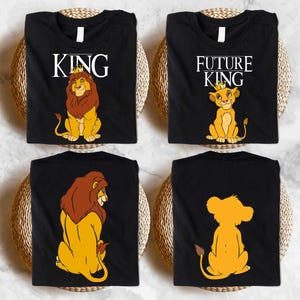 Lion King And Future King Shirt, Disney Dad Shirt, Lion King Birthday Tee, Father&#39;s Day Tees, Safari Birthday Shirt, Lion King Family Shirt