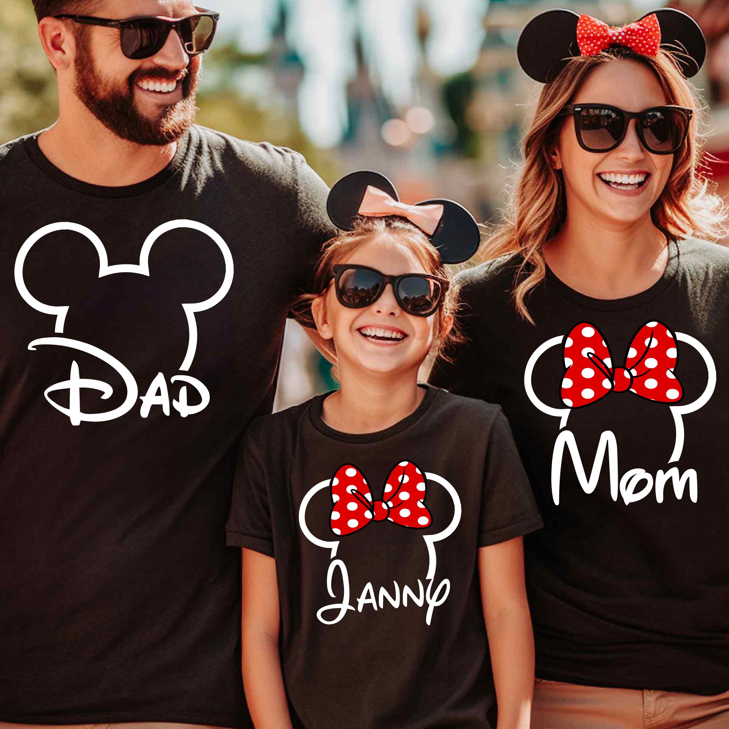 Mom and dad minnie mouse shirts España - Main Image