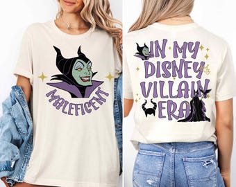 In My Disney Villain Era Shirt, Disney Maleficent Shirt, Disney Villains Shirt, Evil Friends Shirt, Bad Witches Tee, Disney Family Trip Tee