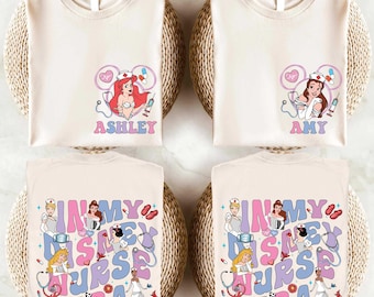 Disney Custom Princess Nurse Shirt, In My Disney Nurse Era T-Shirt, Snow White Nurse Shirt, Disney Pediatric Nurse Shirt, Princess Nurse Tee