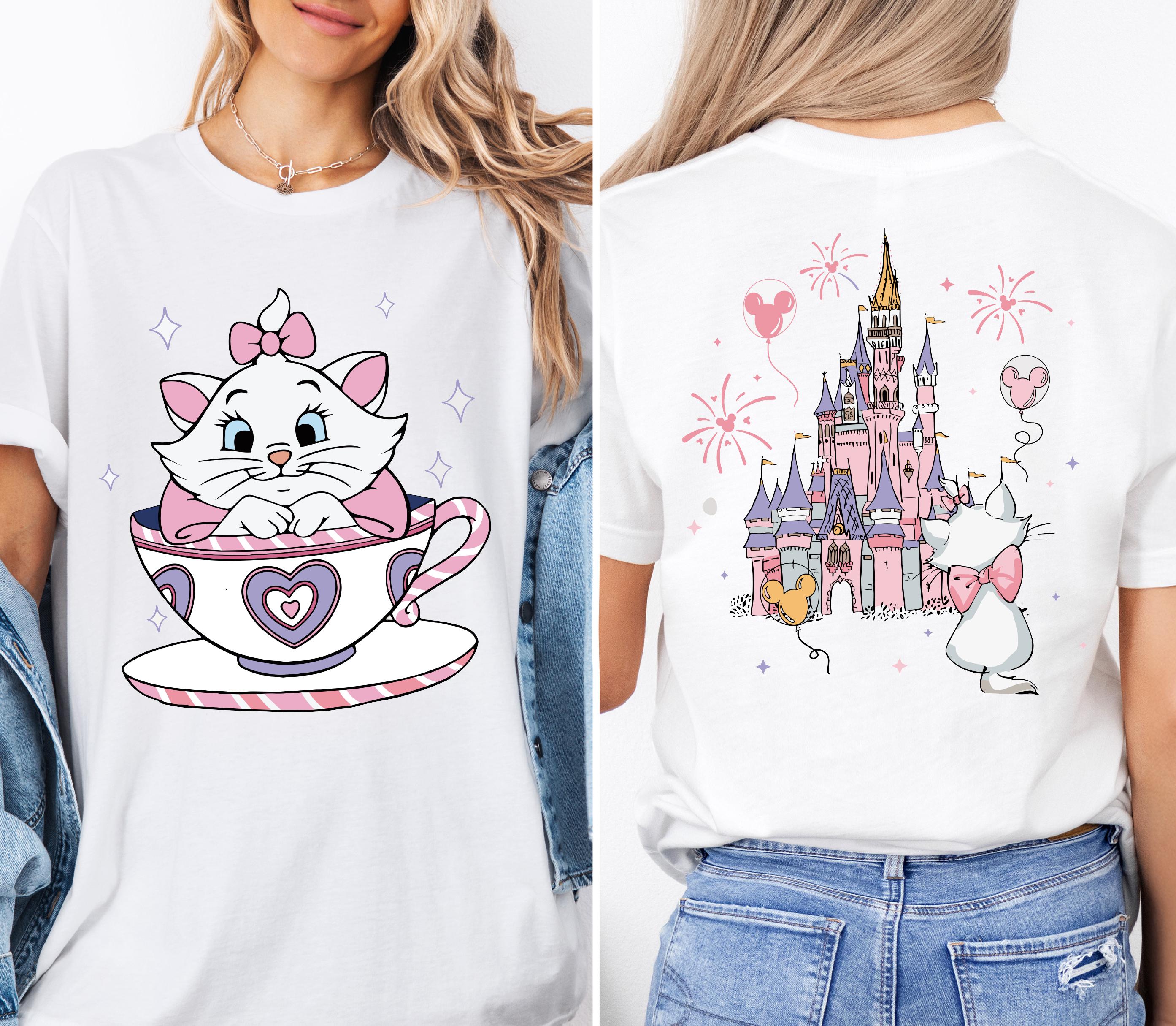 Disneyland Marie Cat-shirt, meisjesreisshirt, The Aristocats T-shirt, Marie Cat-shirt, Magic Kingdom-shirt, Disney-kindershirt