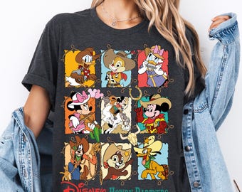 Disney Howdy Partners T-Shirt, Cowboy Geburtstag Shirt, Micky und Freunde Cowboy Shirt, Cowboy Thema Shirt, Disney Western Geburtstag Shirt
