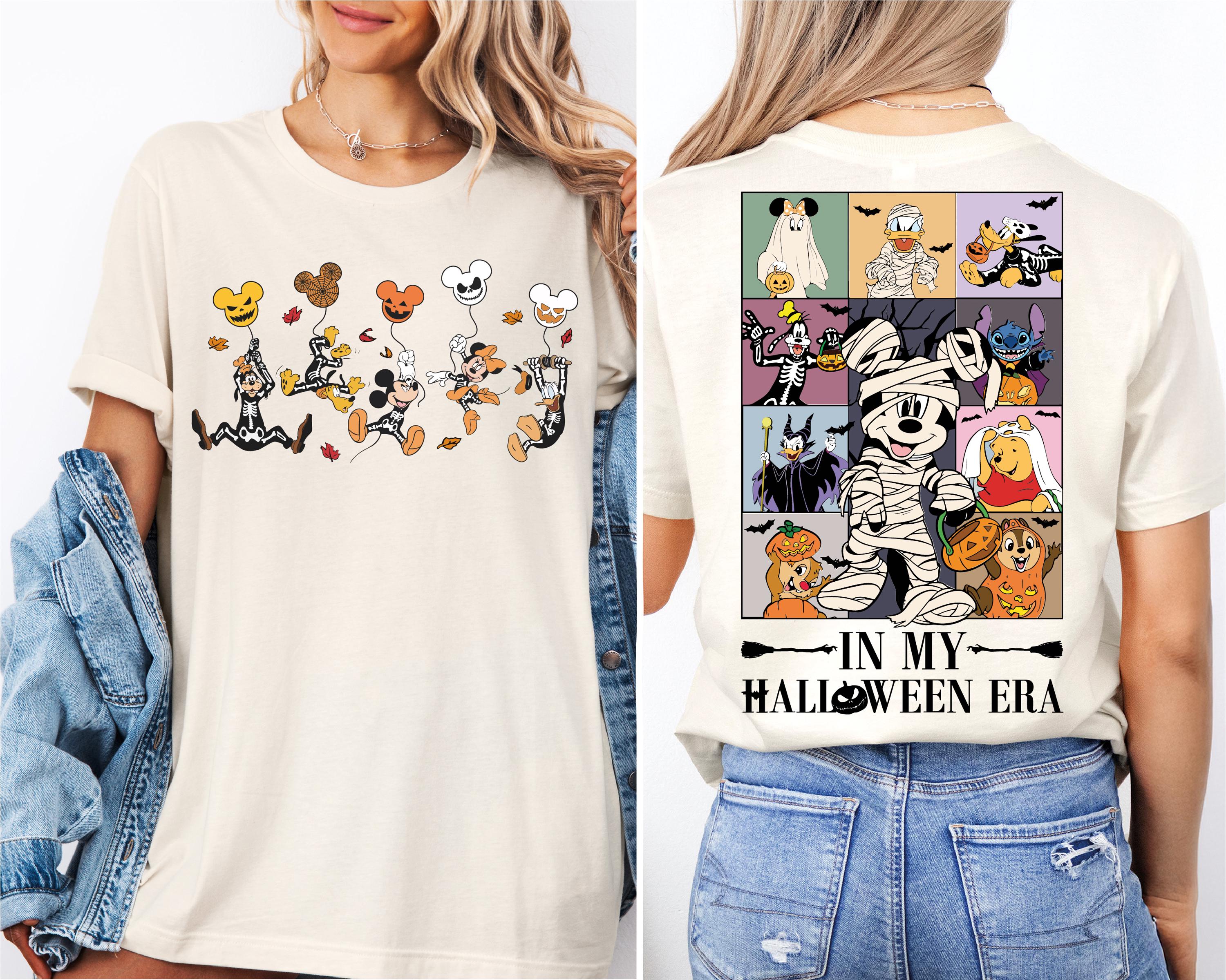Mickey and Friends Skeleton Shirt, Disney ln My Halloween Era T-shirt, Halloween Party Tee, Halloween Family Trip Shirt, Mickey Mummy Shirt