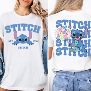 Disney Stitch Est 2002 Shirt, Mickey Balloons T-Shirt, Magic Kingdom Shirt, Disneyland Family Matching Tees, Lilo And Stitch Sweaters