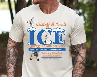 Disney Frozen Kristoff und Svens Eis Shirt, Disney Frozen Shirt, Olaf Shirt, Disney Trip Shirt, Eis Abenteuer Shirt, Disney Besties Trip Tee