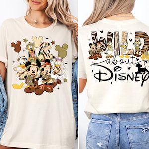 T-shirt Disney Animal Kingdom, T-shirt Disney Wild Trip, T-shirt Safari Mode, Voyage en famille, T-shirt Mickey Safari, T-shirt Passionné de Disney, Le Roi Lion