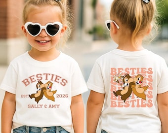 Besties Chip n' Dale Shirt, Disney Double Trouble Shirt, Chip and Dale Shirt, Disney Epcot Shirt, Disney Trip Shirt, Disneyland Shirt