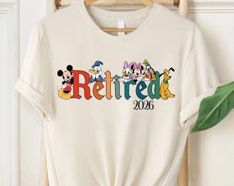 Disney Lehrer im Ruhestand 2026 Shirt, Disneyland im Ruhestand T-Shirt, Ruhestand 2026 T-Shirt, Ruhestand Pullover, Disney Ruhestand Sweatshirt
