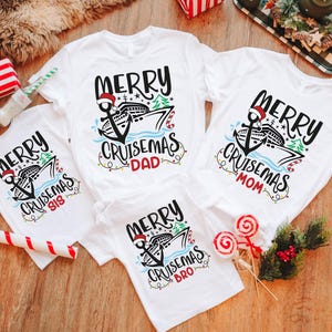 Merry Cristmas Family Cruise Shirt, Family Trip Shirt, Christmas Cruise Shirt, Matching Family Christmas Cruise T-shirt, Christmas Trip Tee