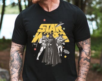 Disney Star Wars Darth Vader And Stormtroopers Shirt, Darth Vader Mickey Shirt, Darth Vader Shirt, Galaxy's Edge Shirt, Family Vacation Tee
