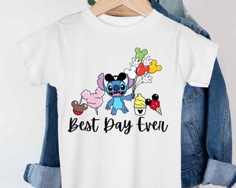 Disney Best Day Ever Stitch Shirt, Best Day Ever Shirt, Disney Snacks Sweatshirt,Best Disney Trip, Disney Matching Shirts ,Disney Snacks Tee