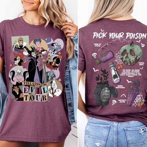 a woman wearing a t - shirt with an image of a cartoon character on it
