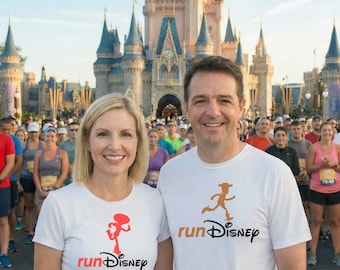 Run Disney Marathon Shirt: Disney Characters Run Disney T-shirt, Disneyland Running Shirt, Epcot Runner Tee, Disney Marathon 26.2 Mile Shirt