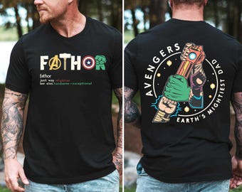 Fathor Avengers Earth's Mightiest Dad T-Shirt, Fathor T-Shirt, Avengers Dad Shirt, Disney Daddy Shirt, Best Dad Shirt, Super Daddy Shirt