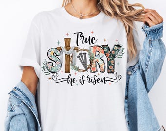 True story Shirt, Bible Verse Shirt, Christian Easter T-shirt, He Is Risen Shirt, Easter is for Jesus Shirt, Easter Family Matching T-shirt