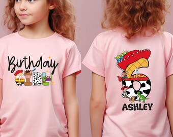 Benutzerdefinierte ToyStory Geburtstagskind Shirt, Toy Story Geburtstagskind Shirt, Disney Toy Story Shirt, Geburtstagskind T-Shirt, Personalisierung Toy Story T-Shirt