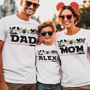 Star Wars Micky Ohren Familien T-Shirts, Benutzerdefinierte Familie Passende T-Shirts, Galaxy&#39;s Edge T-Shirts, Galaxy Wars Shirt, Star Wars Familien Reise T-Shirts