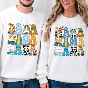 Disney Toy Story Mama And Dada Shirt, Toy Story Tee, Disney Fathers Day Shirt, Toy Story Family Shirt, Disney Mom Shirt, Disney Dad Shirt