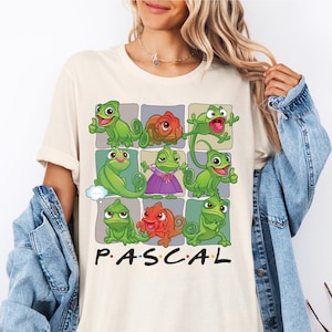 Tangled Pascal T-shirt, Rapunzel Pascal Sweatshirt, Disney Tangled Shirt, Disney Floral Shirt, Disney Vacation Shirt, Magic Kingdom T-shirt