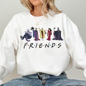 Disney Villain Friends Shirt, Evil Friends Shirt, Bad Witches Villains Shirt, Maleficent Evil Queen Ursula Cruella Shirt, Evil Queens Tees