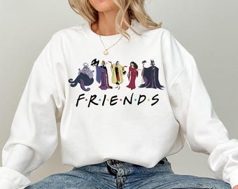 Disney Villain Friends Shirt, Evil Friends Shirt, Bad Witches Villains Shirt, Maleficent Evil Queen Ursula Cruella Shirt, Evil Queens Tees