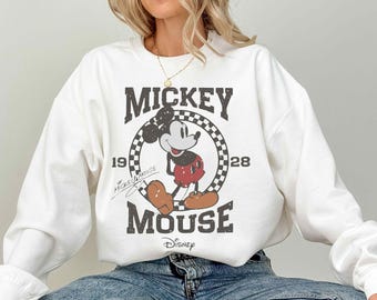 Koszulka z Myszką Miki w stylu vintage, Koszulka z Myszką Miki w stylu retro, Koszulka z wakacjami Disneya, Koszulka z Myszką Miki w Disneylandzie, Koszulka z Magic Kingdom, Klasyczny T-shirt z Myszką Miki