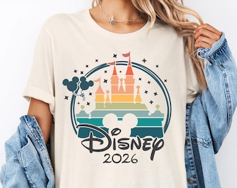 Disney Castle 2026 Shirt, Magic Kingdom Shirt, Disney Family Shirt, Disneyland Shirt, Disney Summer Vacation Shirt, Disney Birthday Trip Tee