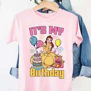 Disney Belle Birthday Family T-shirt, Birthday Girl Shirt, Birthday Family Shirts, Birthday Party Shirt, Disney Princess Belle Sweatshirt