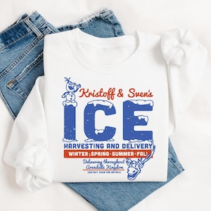 Harvesting And Delivery Shirt, Disney Trip Sweatshirt, Disney Frozen Shirt, Frozen Kristoff Sven&#39;s Ice Shirt, Arendelle Kingdom Tee,