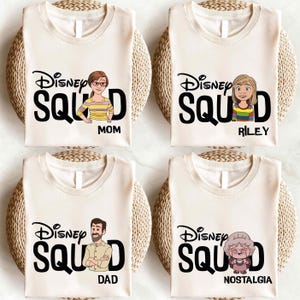 Disney Pixar Inside Out Characters Custom Shirt, Disney World Squad Shirt, Family Matching Shirt, Inside Out Birthday Tee, Inside Out Shirt