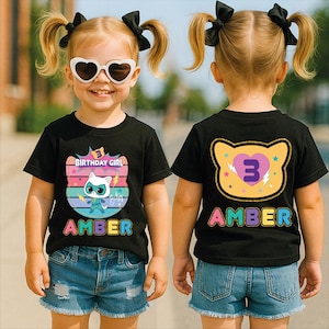 Disney Super Kitties Birthday Shirt, Disney Cat Shirt, Disney Birthday Shirt, Sparks Cat Tee, Custom Birthday Kids Shirt For SuperKitties