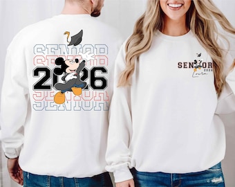 Senior 2026 Mickey Shirt, Custom Graduate T-Shirt, Mickey Graduation 2026 Shirt, Senior Graduate Shirt, Disney Family Grad Shirt