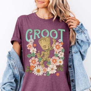 Disney Groot Flower Garden Shirt, Baby Groot Shirt, Disney Family Vacation Shirt, Guardians of the Galaxy Shirt, I Am Groot Sweatshirt