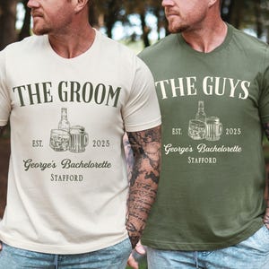 The Groom And The Guys Party Shirt, Bachelor Party Shirt, Bachelorette Men Shirt, Groomsmen Shirt, Wedding Party Shirt, Groom's Friends