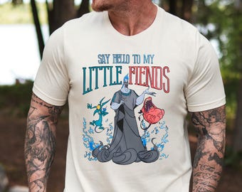 Hades Say Hello to My Little Friends T-shirt, Disney Hades Shirt, Greek Mythology Hades Tee, Hercules Villains Hades Shirt, Disney Trip Tee
