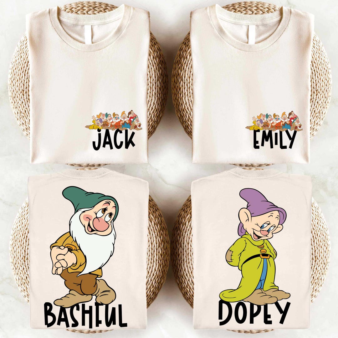 Snow White and Seven Dwarfs Shirt, Disney Family Matching Sweatshirt ...