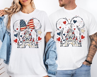 Disney 250 Year Of Freedom Shirt, Red White And Blue Shirt, 4th Of July Tee, Disneyland Family Trip Sweater, America Birthday Sweatshirt