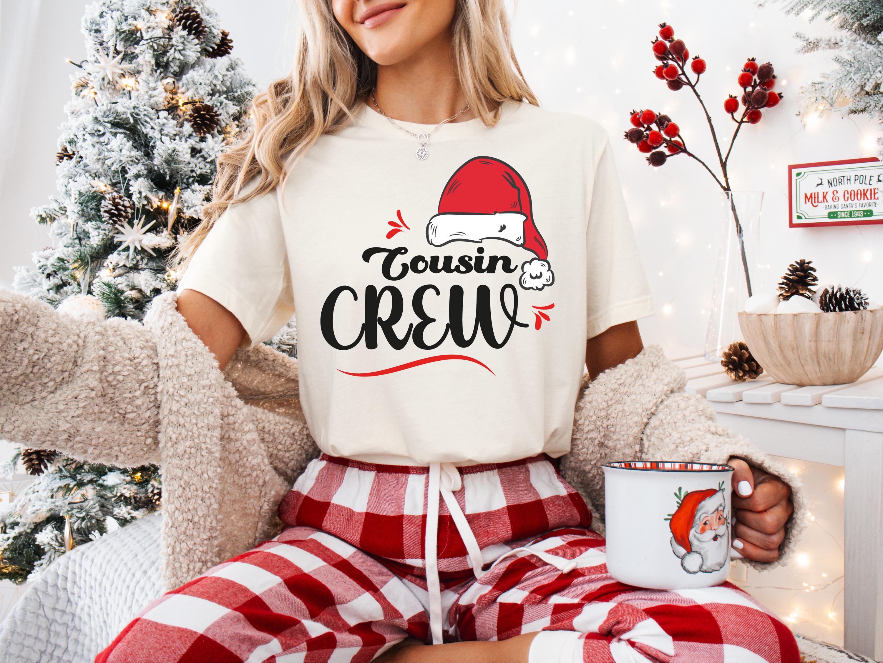 Cousin Crew Jolly Santa Family Pajamas Christmas Cousin Crew