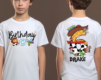 Custom Toy Story Birthday Shirts,Toy Story Birthday Boy Tee, Disney Toy Story Shirt, Toy Story Shirts, Birthday Boy Tee, Birthday Party Tee