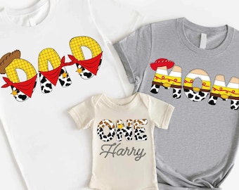 Disney Toy Story Geburtstag Shirt, Woody Geburtstag Shirt, Cowboy Geburtstag Party Shirt, Disney Geburtstag Shirt, Cowboy Thema Shirt, Jessie Mom