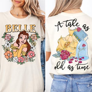 Disney Princess Belle A Tale As Old As Time Shirt, Beauty and the Beast Shirt, Disneyland Matching Tee, Belle Shirt, Disney Princess Shirt